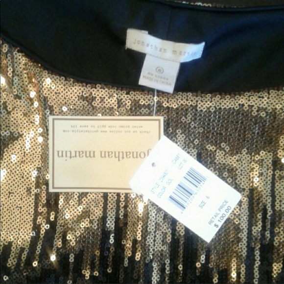 🏆HP🏆Jonathan Martin Sequin Tee Dress - Picture 3 of 7